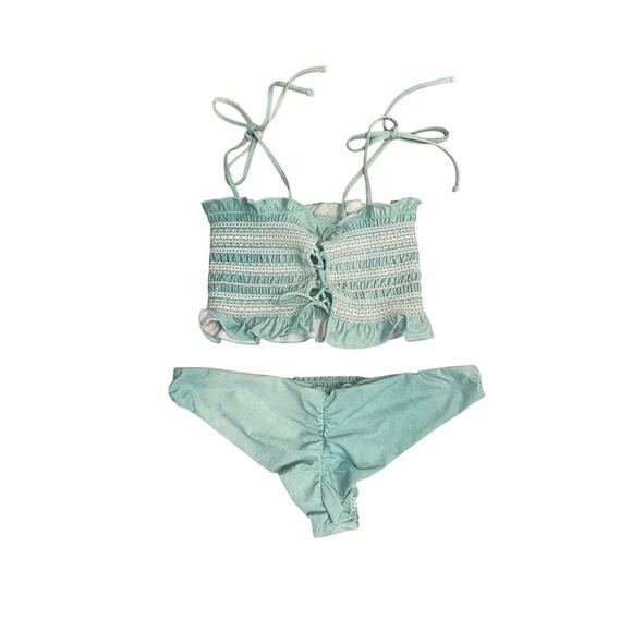 Agua Bendita Pistachio Bikini Set Size Large - Picture 4 of 6